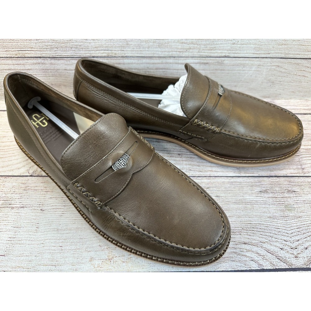 Cole Haan Men's Brown Leather Penny Loafers Casual Dress Shoes Size 11.5 M C3807